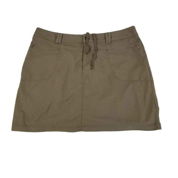 REI Skort Skirt 14 Womens  Green Drawstring Active Tennis Stretch Quick Dry Golf - Picture 1 of 9